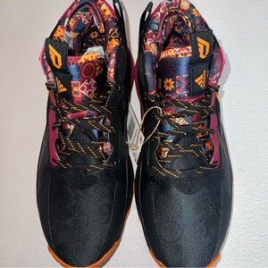 Adidas Black Sneakers with Vibrant Accents